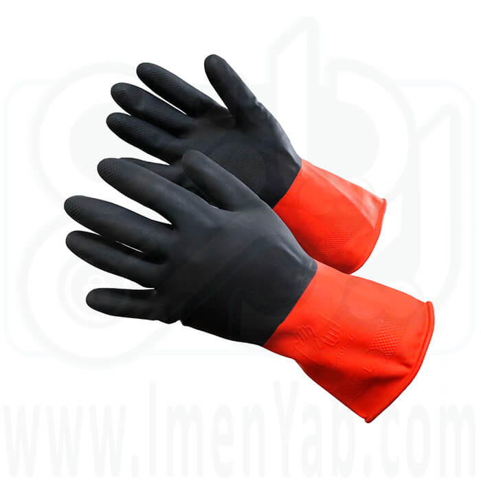 دستکش لاستیکی صنعت کار